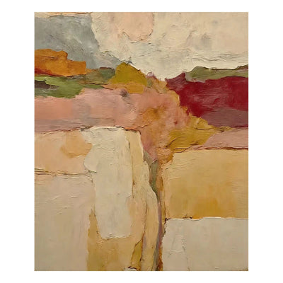 Saffron Earth Passage Wall Art — complete artwork