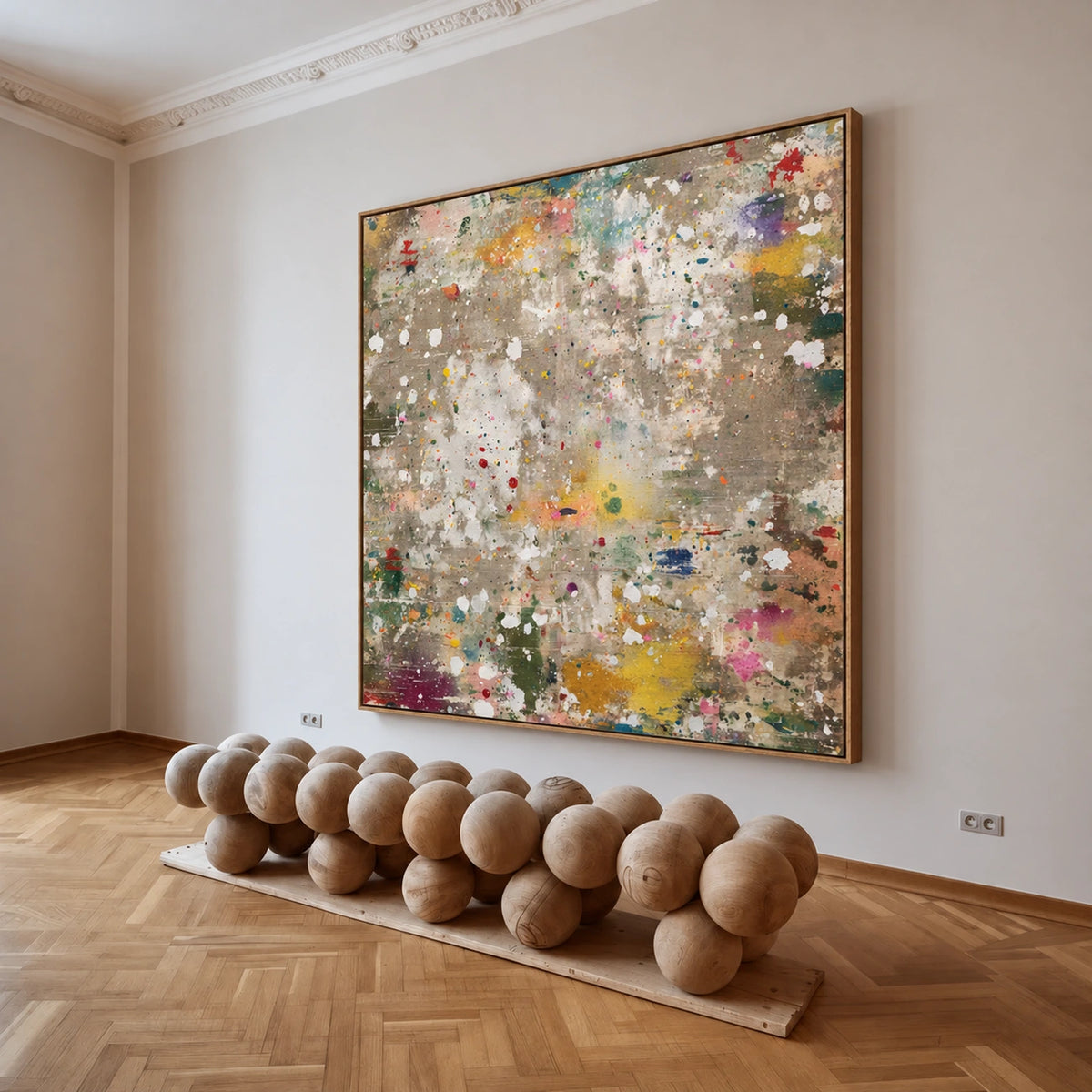 Confetti Weather Wall Art — interior room setting 2