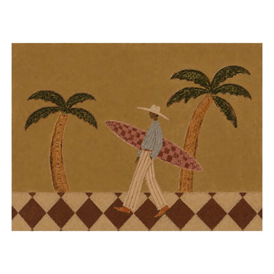 Palm Coast Wanderer Wall Art — complete artwork