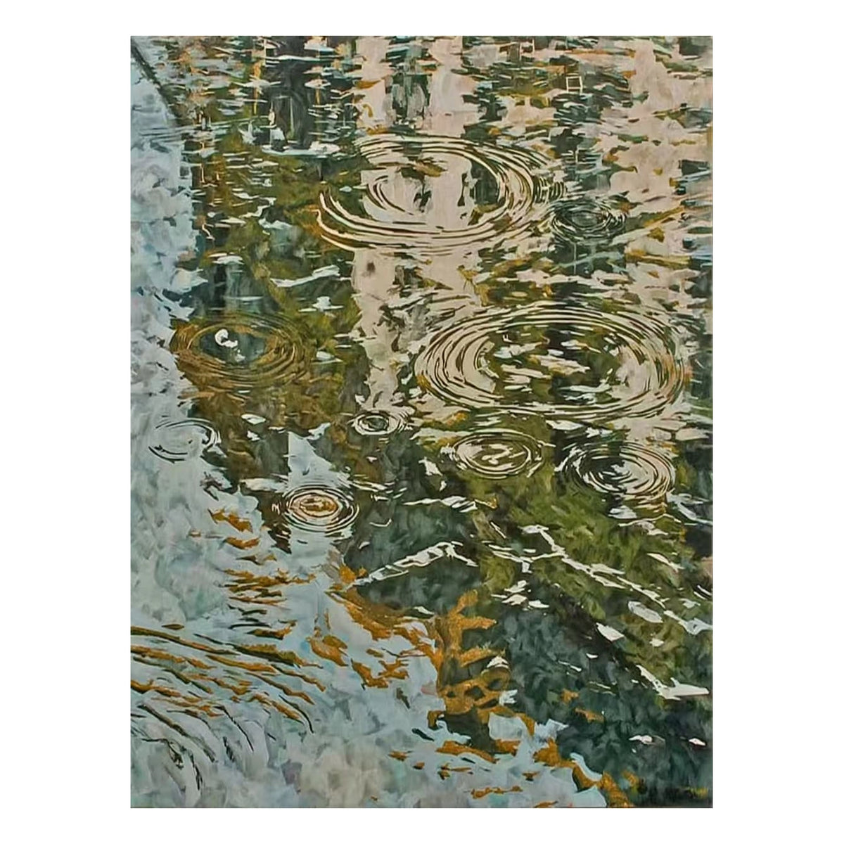Stillwater Ripples Wall Art — complete artwork