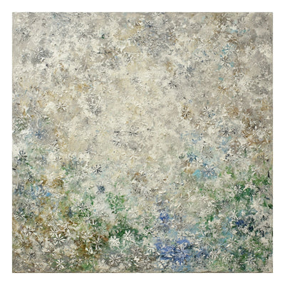 Silver Meadow Drift Wall Art — complete artwork