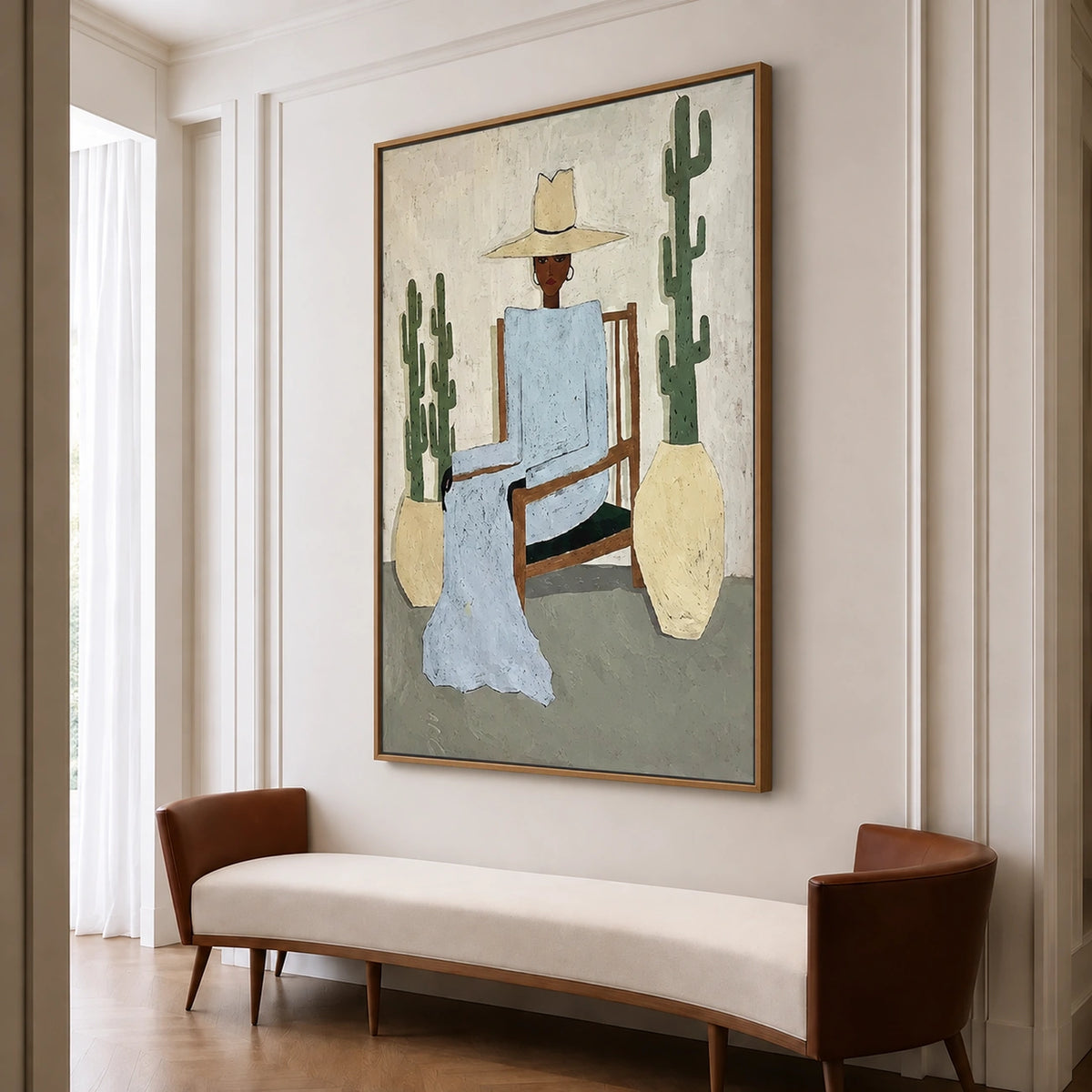 Desert Chair Reverie Wall Art — interior room setting 3