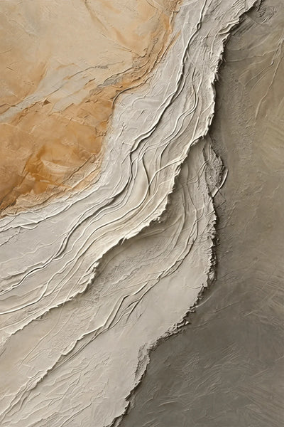 Original artwork view of Stone Drift Textured Wall Art | Olyrel
