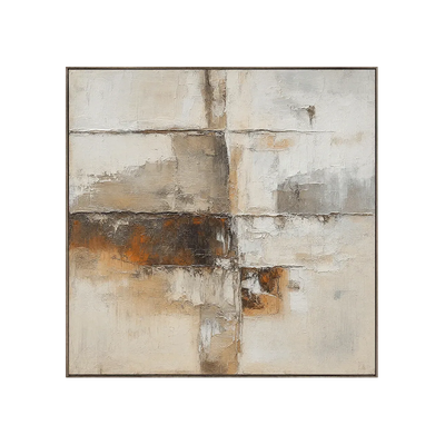 Rust Horizon Abstract Wall Art | Olyrel