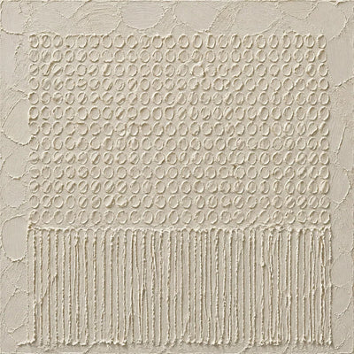 Original artwork view of Ivory Weave Textured Wall Art | Olyrel