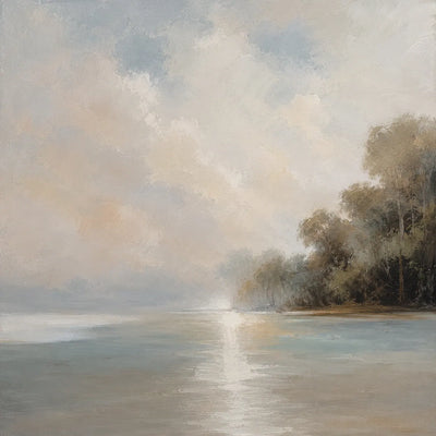 Quiet Cove Landscape Wall Art room scene 1 | Olyrel