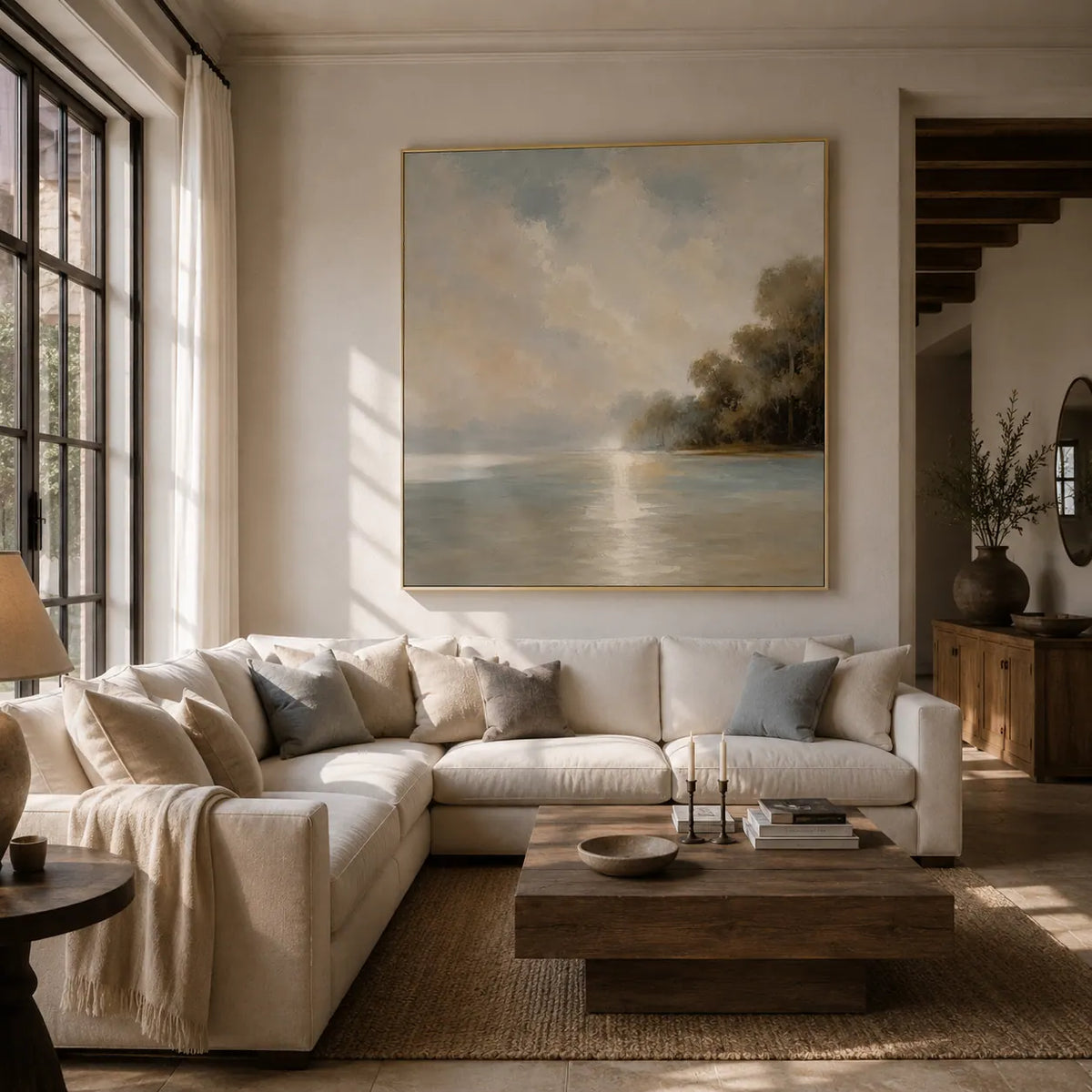 Quiet Cove Landscape Wall Art room scene 3 | Olyrel