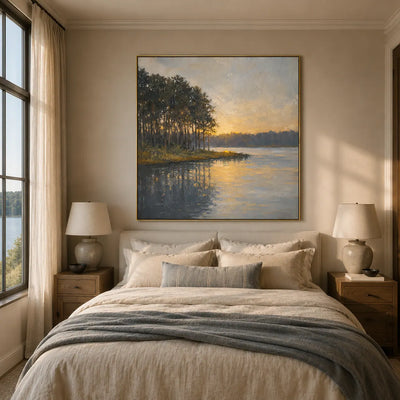 Golden Grove Landscape Wall Art room scene 6 | Olyrel