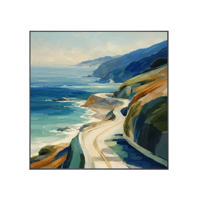 Coastal Road Landscape Wall Art | Olyrel