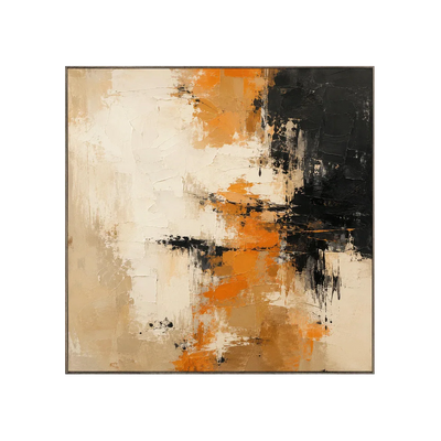 Ochre Drift Textured Wall Art | Olyrel