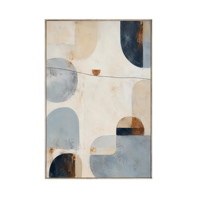 Soft Geometry Abstract Wall Art | Olyrel