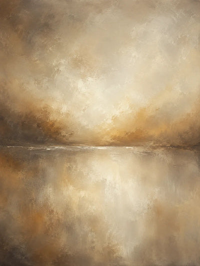 Golden Veil Textured Wall Art room scene 1 | Olyrel