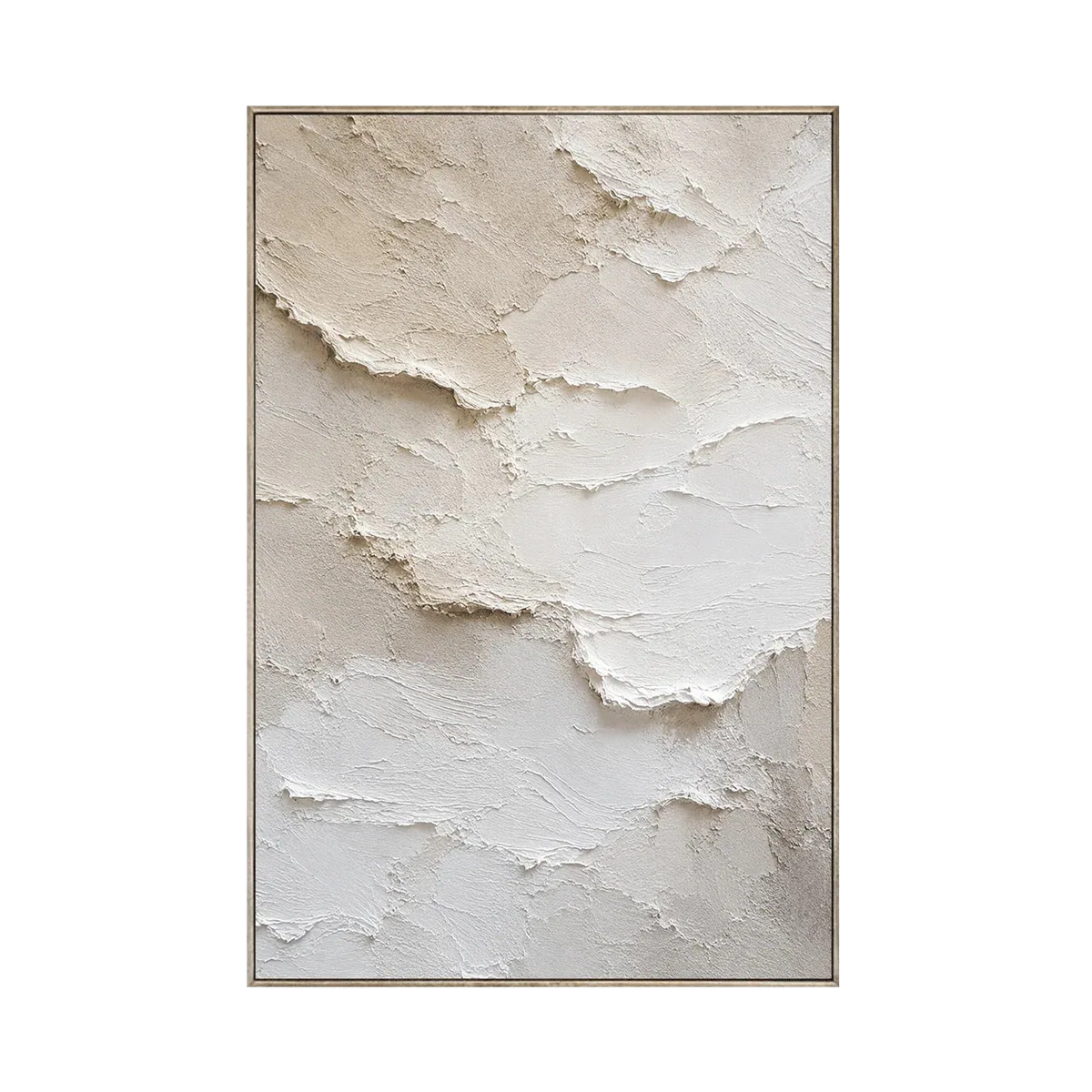Layered Plaster Textured Wall Art | Olyrel