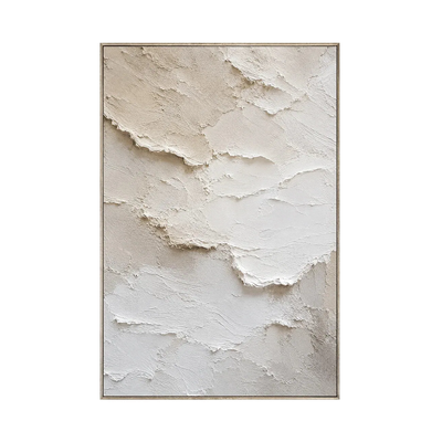 Layered Plaster Textured Wall Art | Olyrel