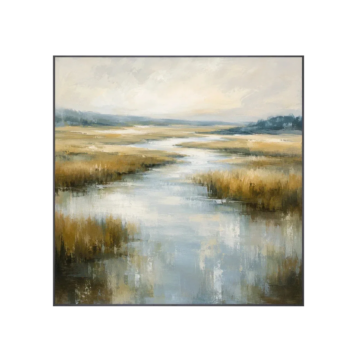 Marsh Light Landscape Wall Art | Olyrel