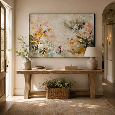 Wildflower Meadow Floral Wall Art room scene 5 | Olyrel