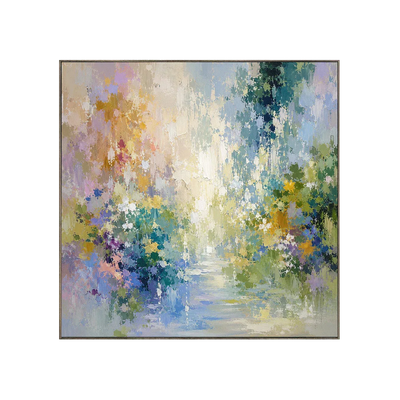 Garden Stream Floral Wall Art | Olyrel