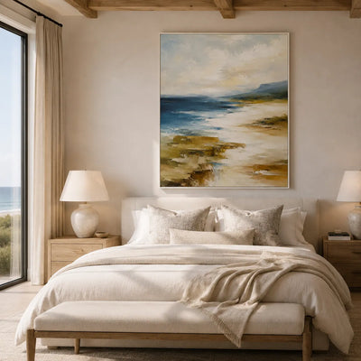 Windward Shore Coastal Wall Art room scene 3 | Olyrel