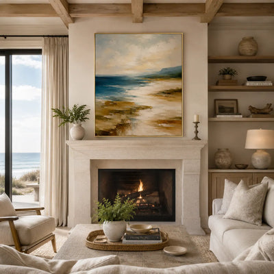 Windward Shore Coastal Wall Art room scene 6 | Olyrel