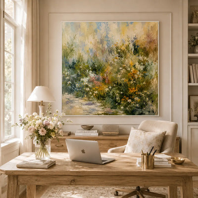Wild Garden Floral Wall Art room scene 6 | Olyrel