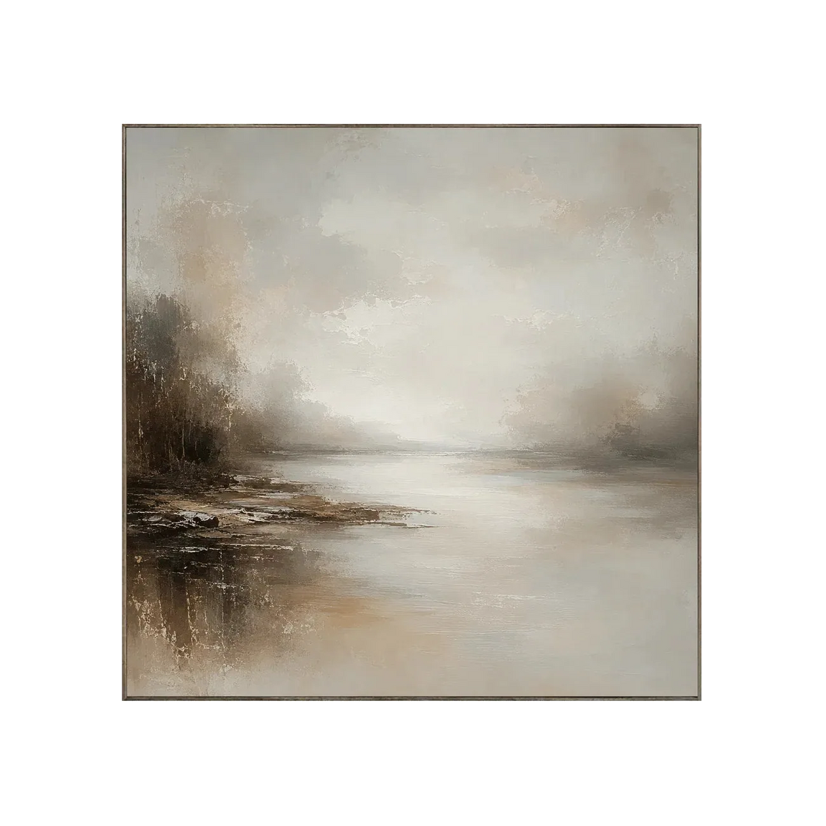 Soft Harbor Landscape Wall Art | Olyrel