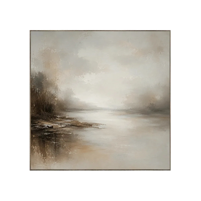 Soft Harbor Landscape Wall Art | Olyrel