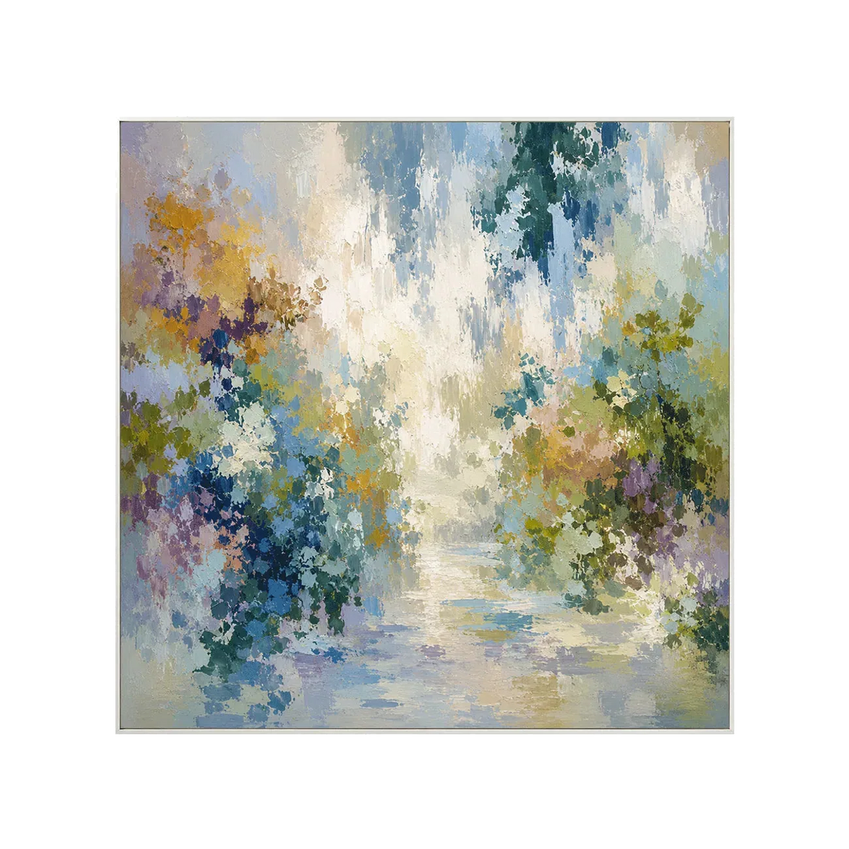 Blooming Path Floral Wall Art | Olyrel