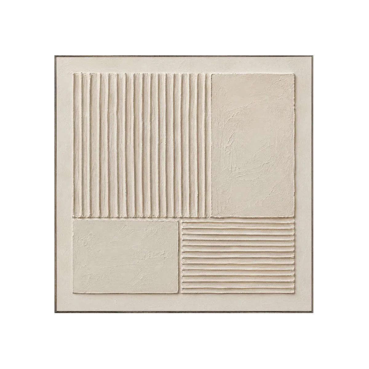 Linen Panel Relief Wall Art | Olyrel