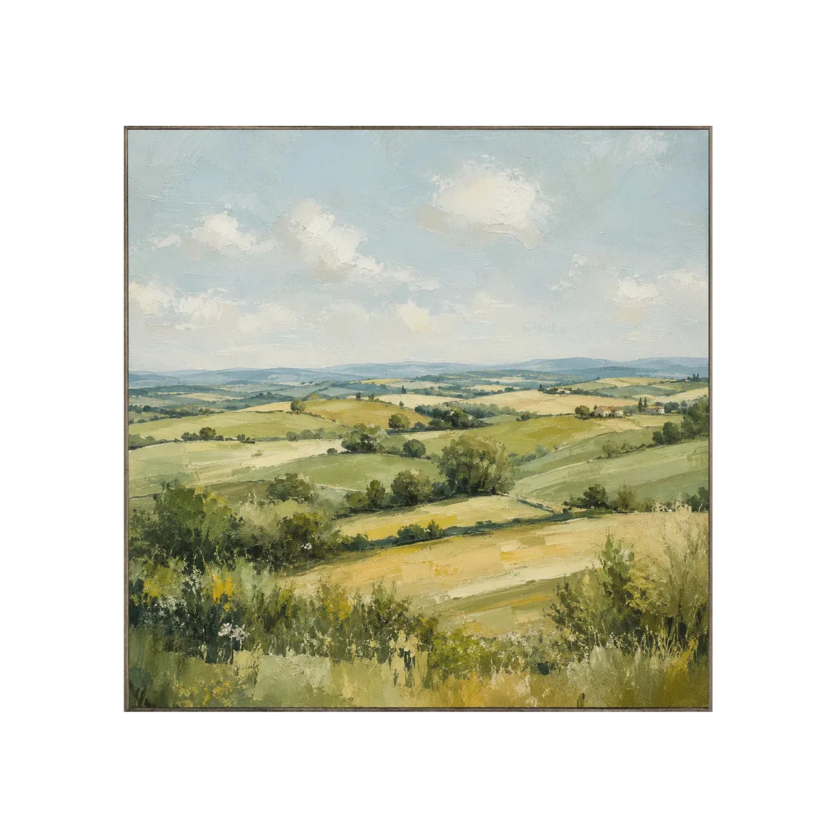 Green Valley Landscape Wall Art | Olyrel