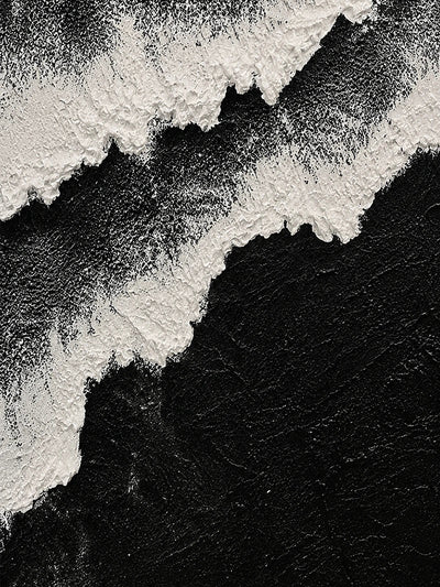 Original artwork view of Monochrome Ridge Abstract Wall Art | Olyrel
