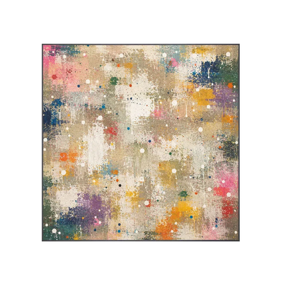 Confetti Grid Abstract Wall Art | Olyrel