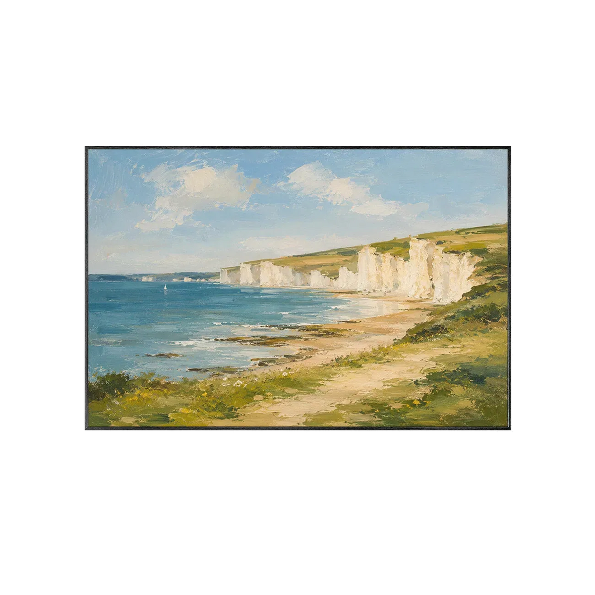 White Cliffs Coastal Wall Art | Olyrel