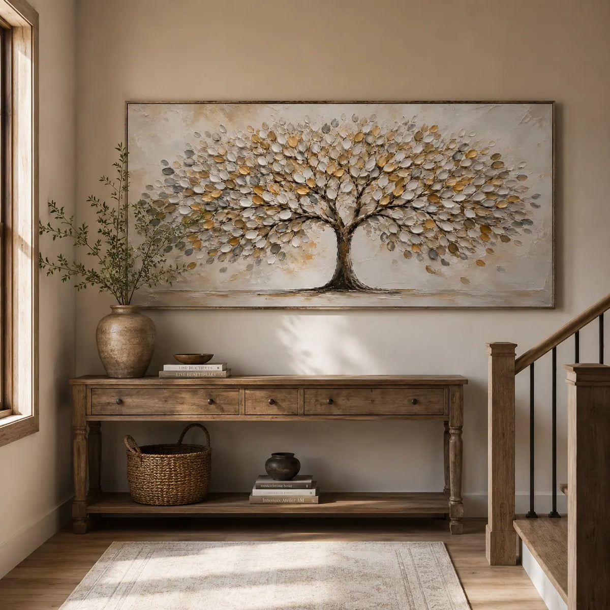 Blossom Tree Botanical Wall Art room scene 6 | Olyrel