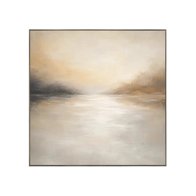 Pearl Mist Seascape Wall Art | Olyrel