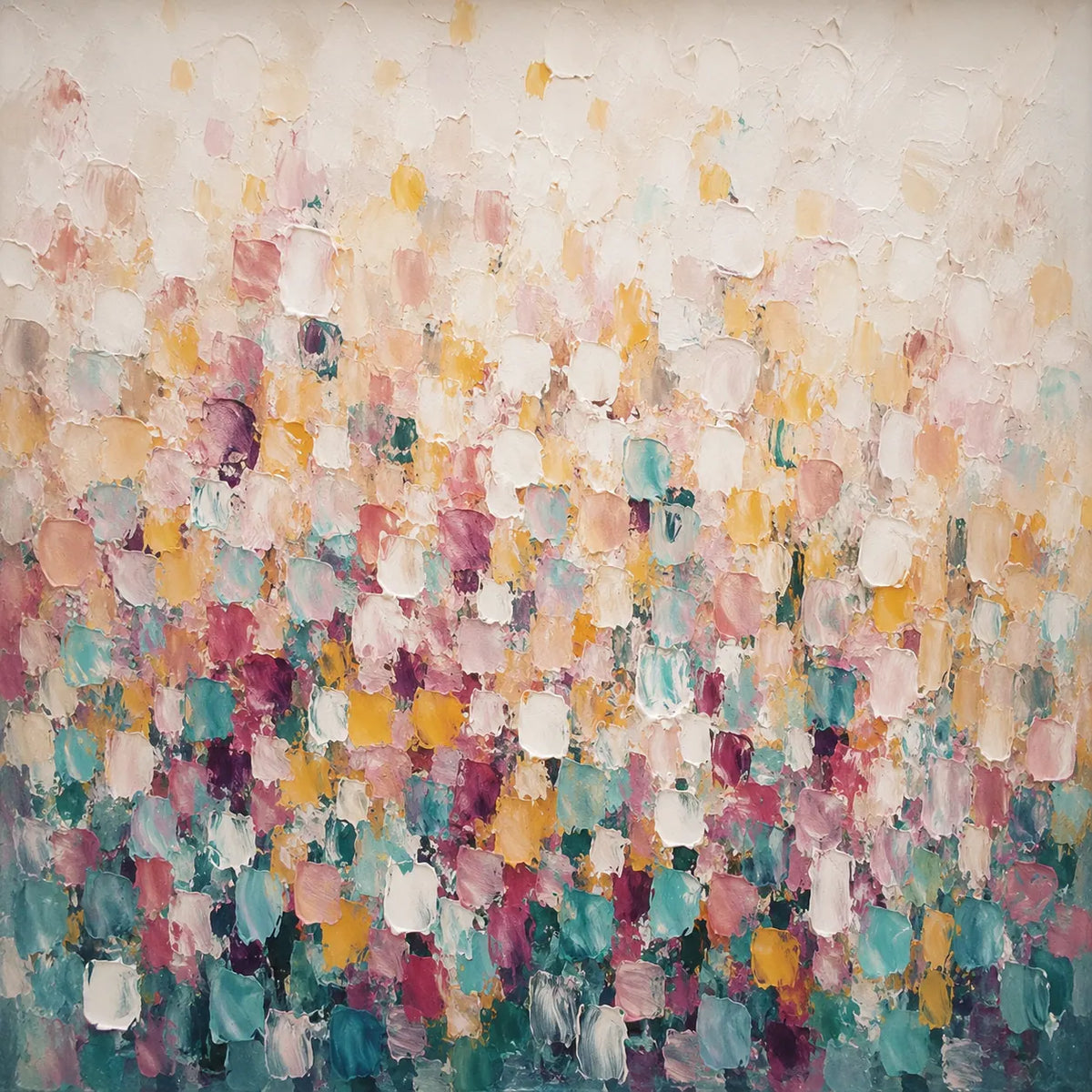 Confetti Bloom Floral Wall Art room scene 1 | Olyrel