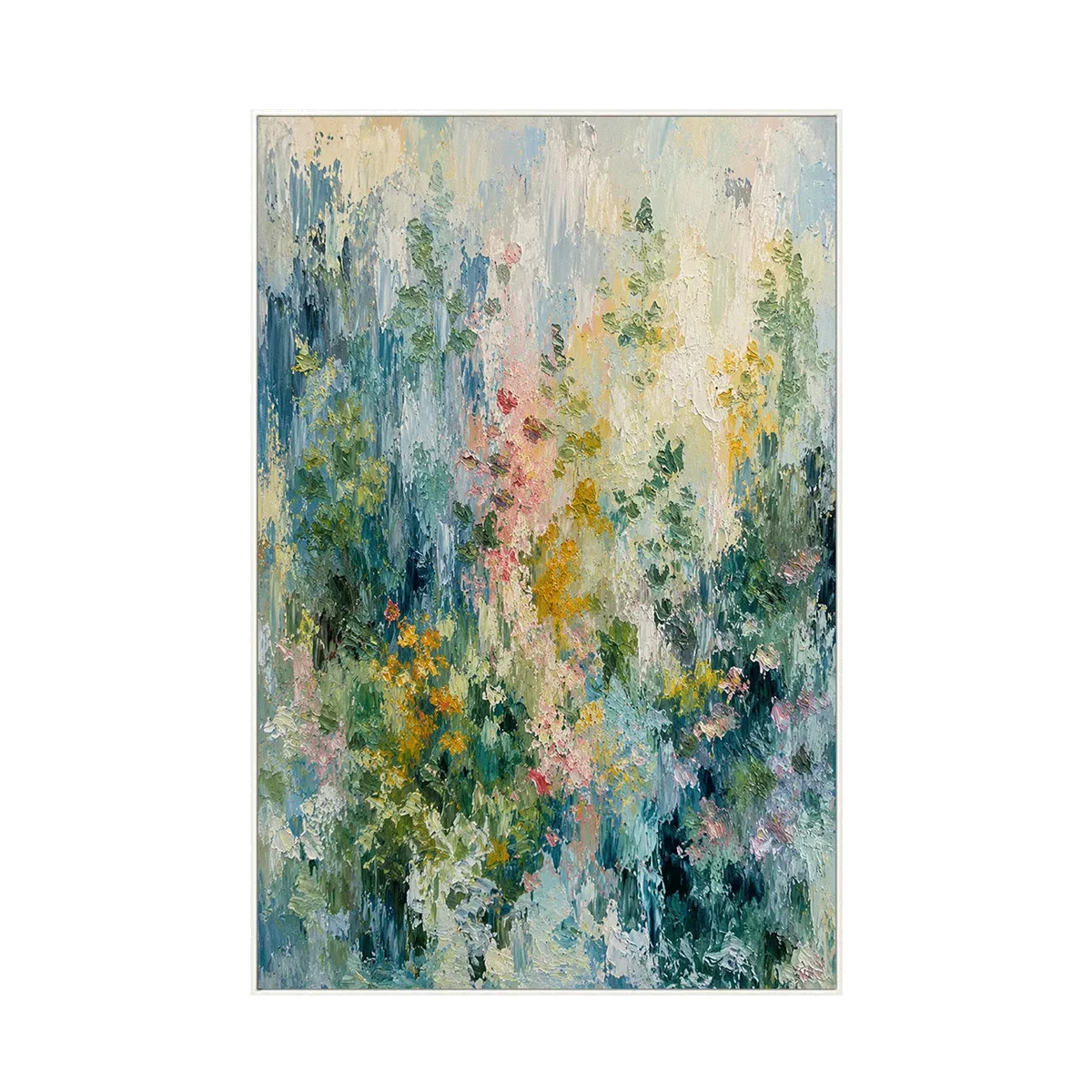Rain Garden Floral Wall Art | Olyrel