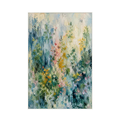 Rain Garden Floral Wall Art | Olyrel