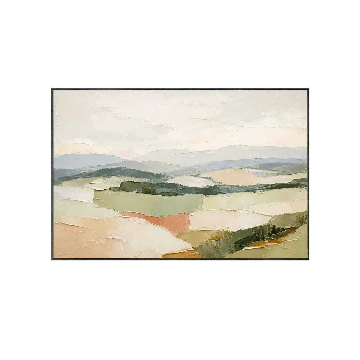 Soft Valley Landscape Wall Art | Olyrel