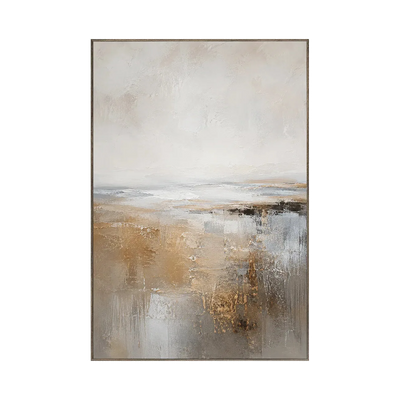 Bronze Mist Seascape Wall Art | Olyrel