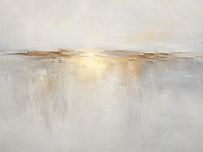 Gilded Horizon Seascape Wall Art room scene 1 | Olyrel
