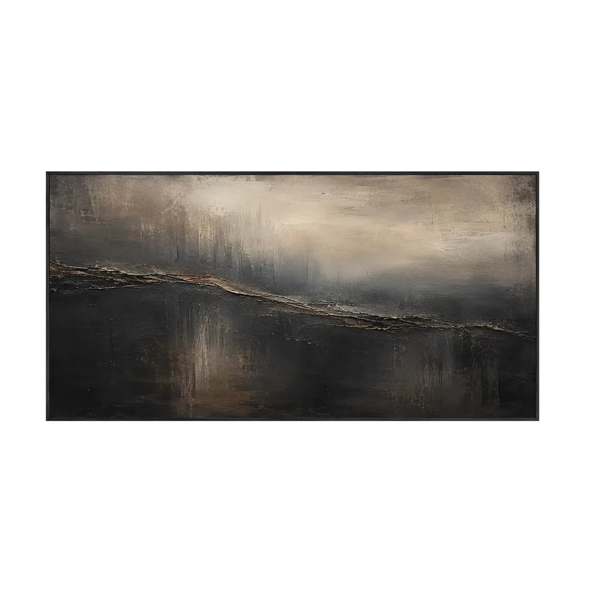 Midnight Shore Seascape Wall Art | Olyrel