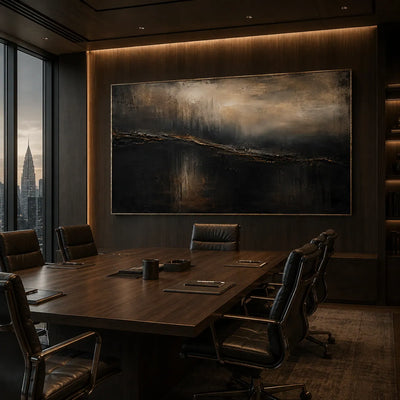 Midnight Shore Seascape Wall Art room scene 6 | Olyrel