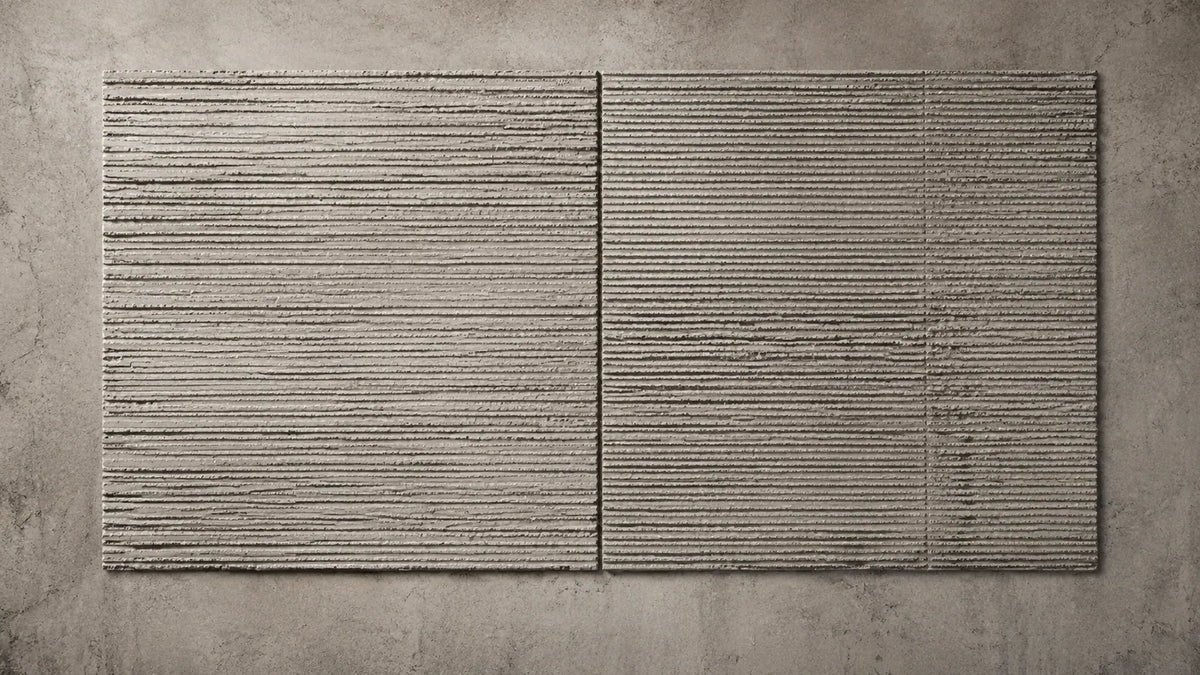 Slate Panel Textured Wall Art room scene 1 | Olyrel