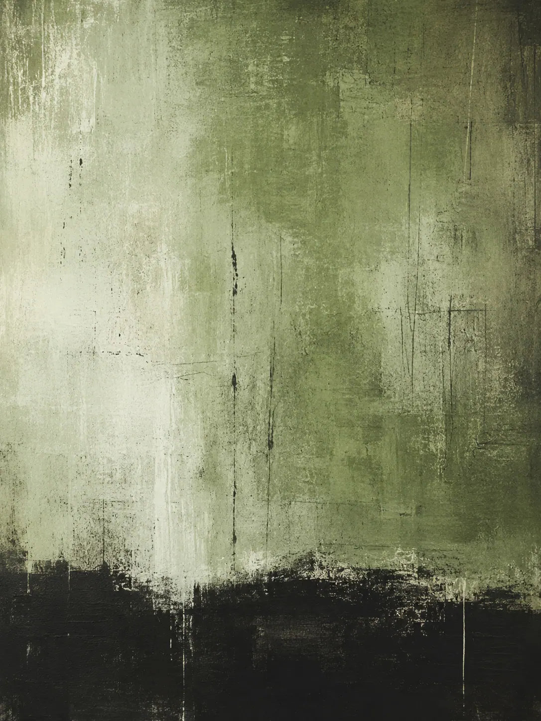 Olive Shadow Textured Wall Art room scene 1 | Olyrel