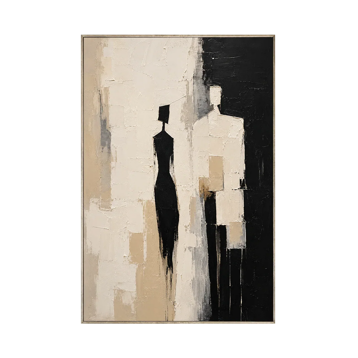 Shadow Pair Figure Wall Art | Olyrel