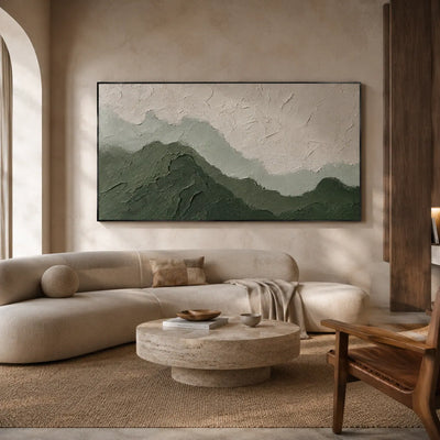Sage Ridge Textured Wall Art room scene 2 | Olyrel