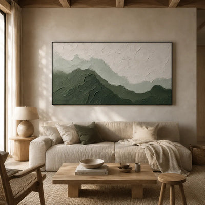 Sage Ridge Textured Wall Art room scene 3 | Olyrel
