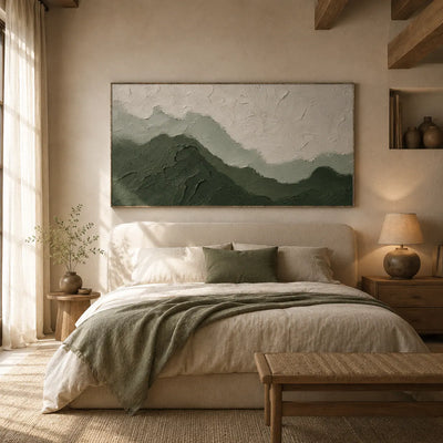 Sage Ridge Textured Wall Art room scene 6 | Olyrel