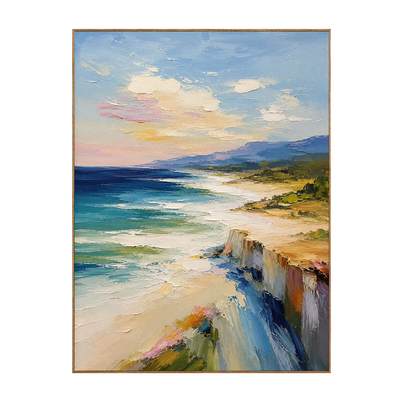Coastal Cliff Landscape Wall Art | Olyrel