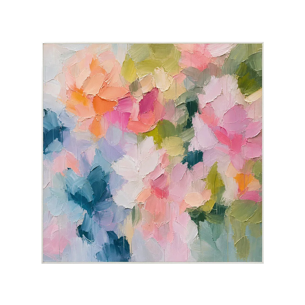 Blush Petal Floral Wall Art | Olyrel